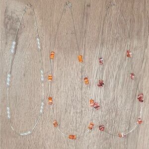 Liquid Silver Necklaces